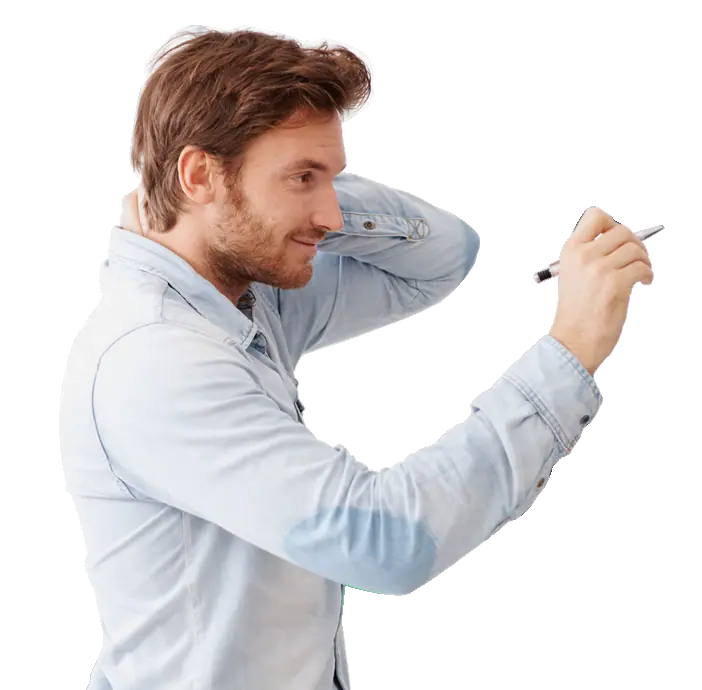 Productive man working on PoE Lighting Installation